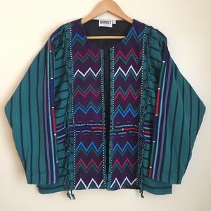 ⭐️SOLD⭐️Vintage Guatemalan Woven Blazer Jacket